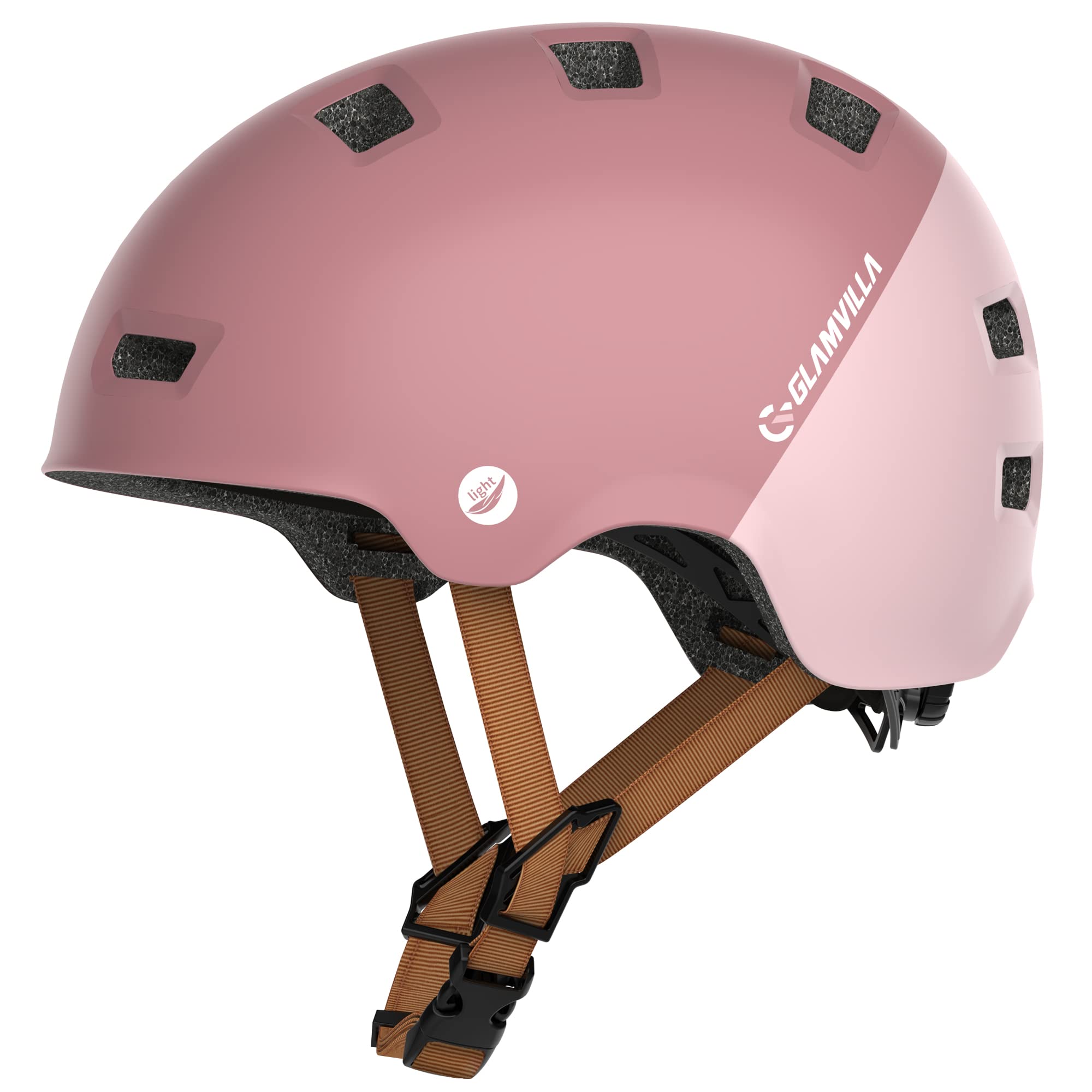 Casco de Bicicleta/Patinete Electrico Adulto, Casco Skate/Bici/BMX para Niños/Hombres/Mujeres,Ultraligero Casco Multifuncional,El Peso es Solo 260g/270g/280g