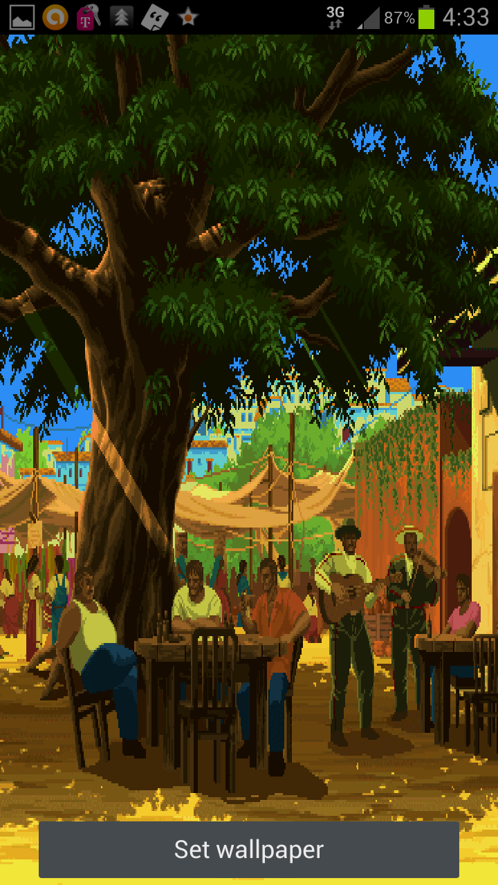 Retro Market Square Live Wallpaper:Amazon.com:Appstore for Android