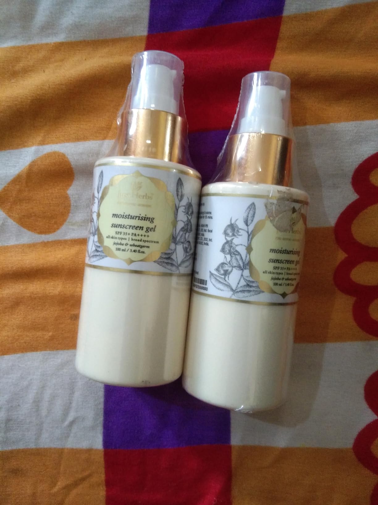 Just Herbs Nosun JojobaWheatgerm Moisturizing Sun Protection Gel with