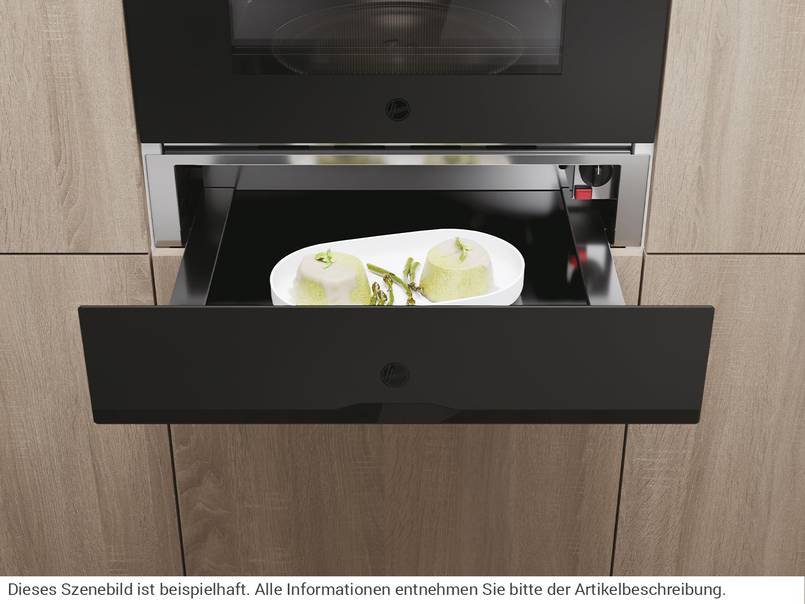 Hoover HPWD14C5M Wärmeschublade Schwarz Matt