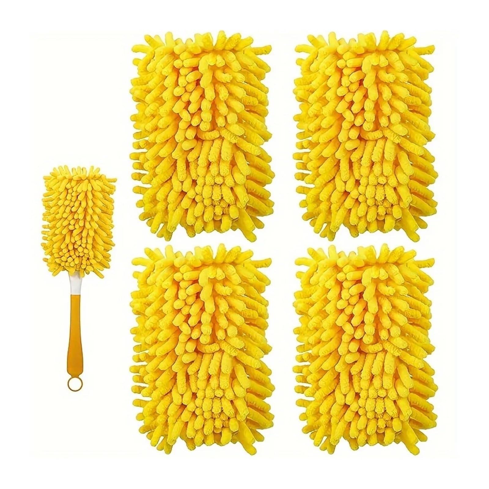 Dust Duster 5pcs/set Chenille Mop Refill Pads