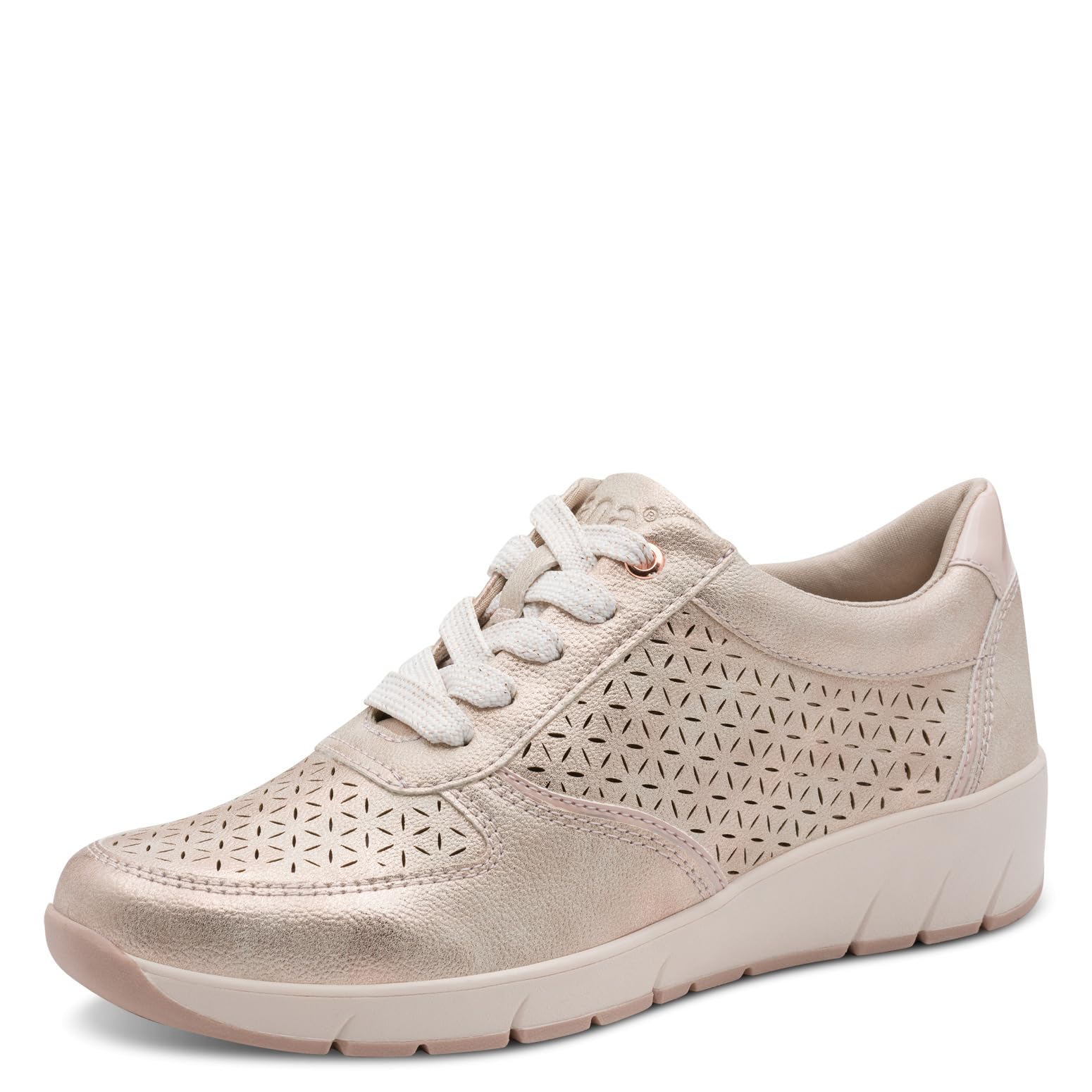 Jana Women's Damen Sneaker Low Vegan 8-23766-46, Rose Gold, 6.5 UK