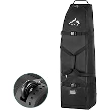 Himal Outdoors Soft-Sided Golf Travel Bag with Wheels - Heavy Duty 600D Polyester Oxford Wear-Resistant, Excellent Zipper Universal Size