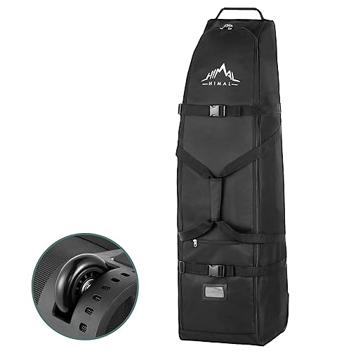 Himal Outdoors Soft-Sided Golf Travel Bag with Wheels - Heavy