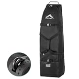 Himal Outdoors Soft-Sided Golf Travel Bag with Wheels - Heavy Duty 600D Polyester Oxford Wear-Resistant&comma; Excellent Zipper Universal Size