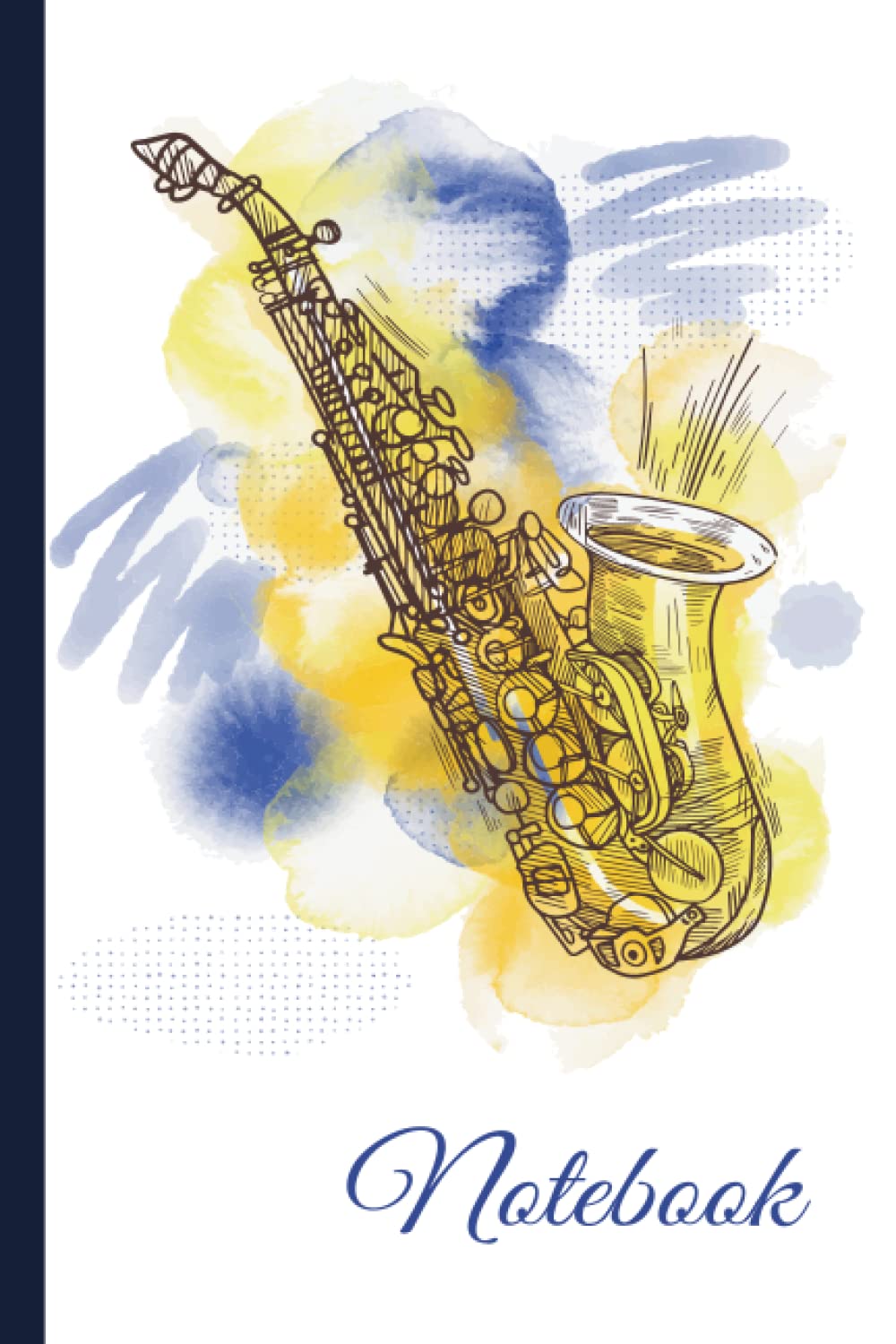 Saxophone Notebook: Saxophone Notebook Wide Ruled,Lined Paper Notebook for School, Students,Gift for Kids, Boys, Girls,Saxophone notebook,Saxophone lover