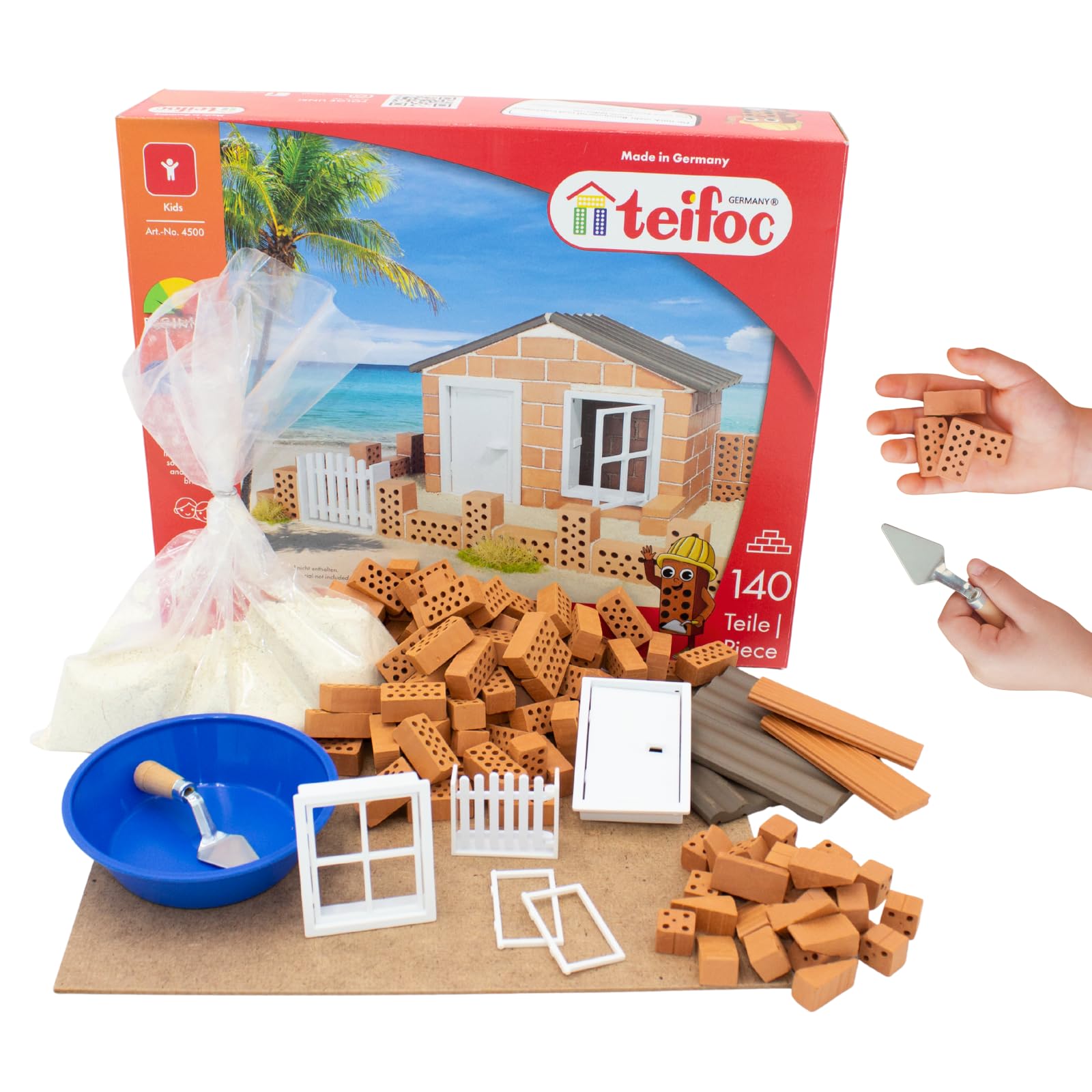 Teifoc 2042822 4500 - Beach House - Build with real Bricks & Cement