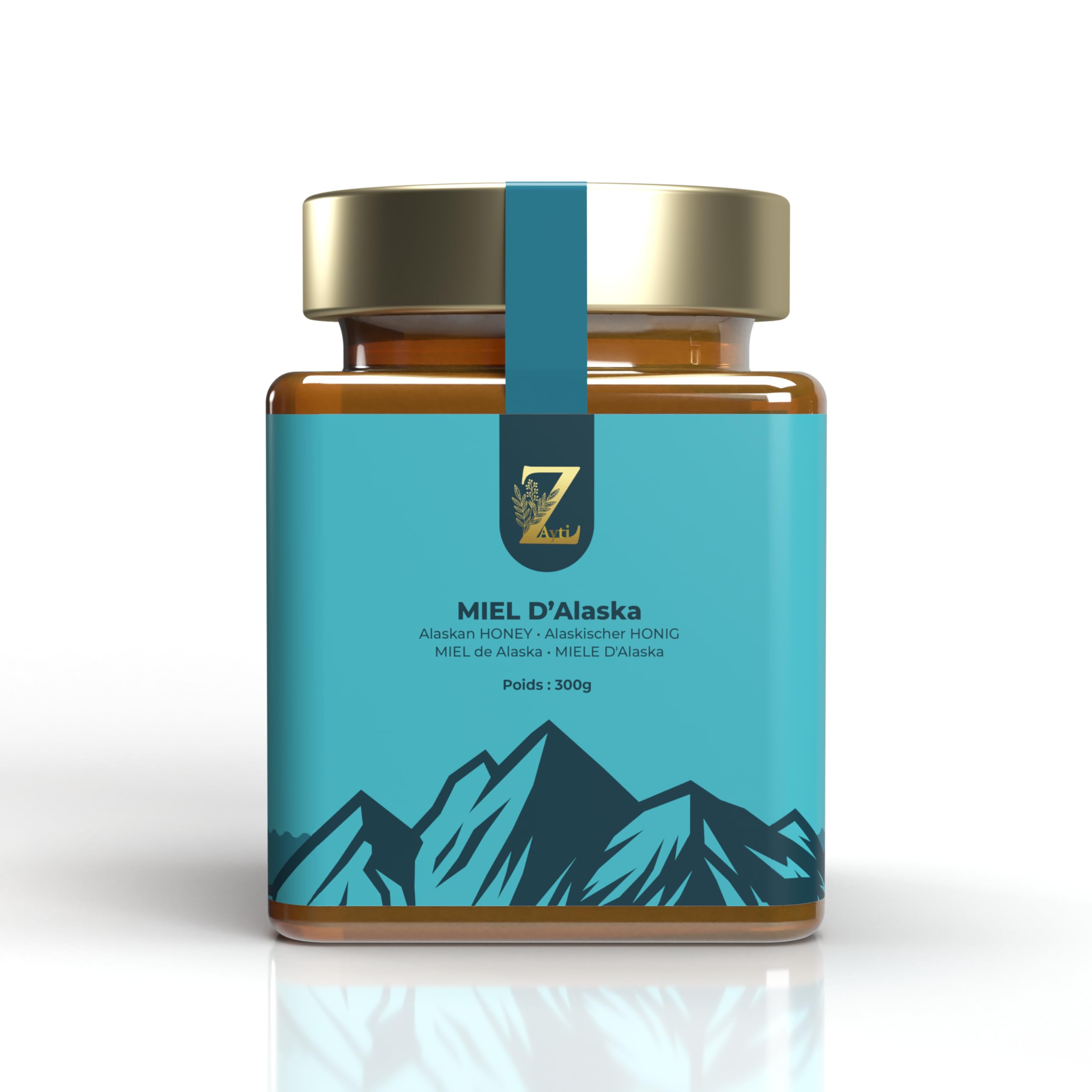 Miel d'Alaska liquide, récolté dans les prairies vierges d'épilobe subalpin, une rareté gustative venue d'Alaska 300g