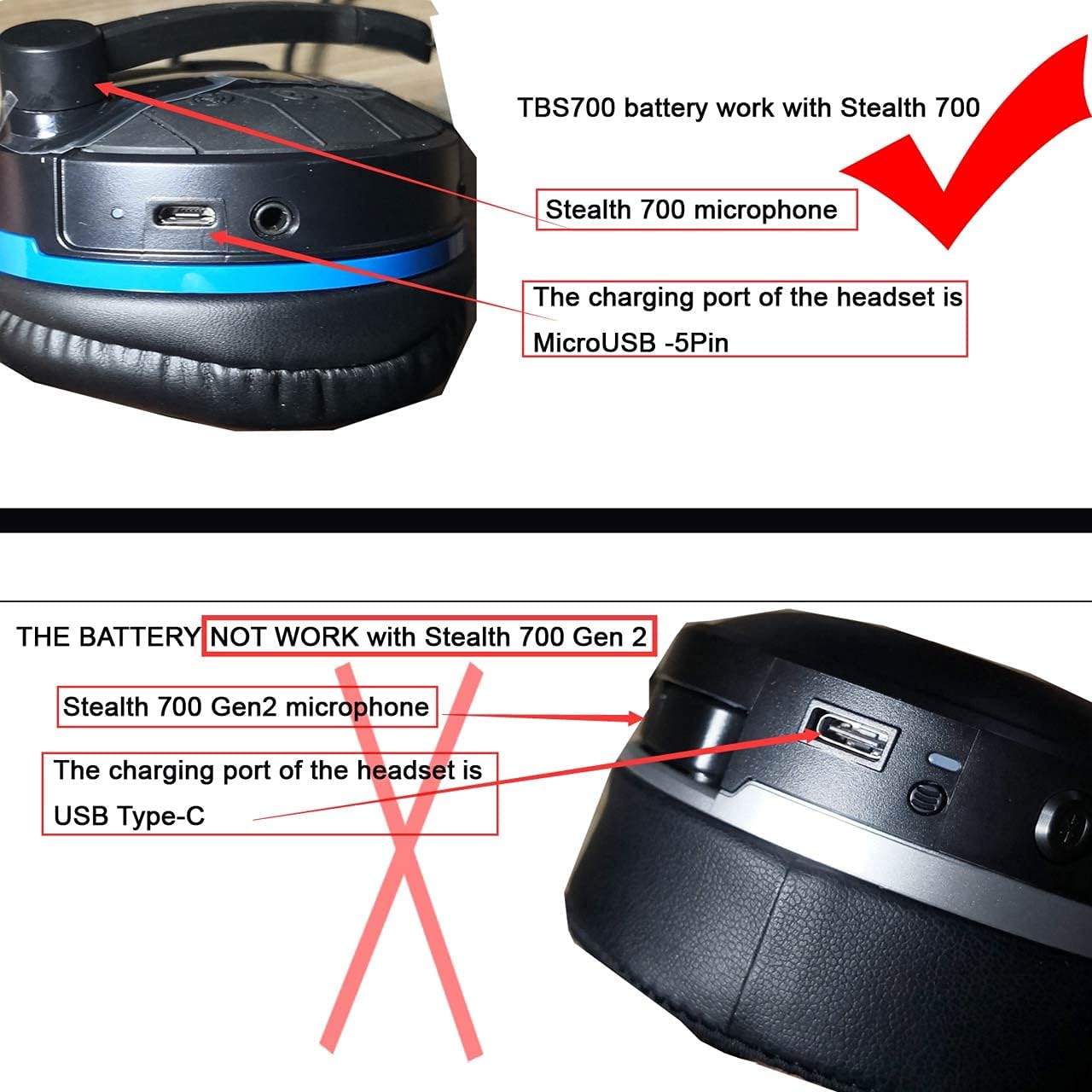 Wireless Headset Turtle Beach Stealth 700 Usb Replacement AOLIKES