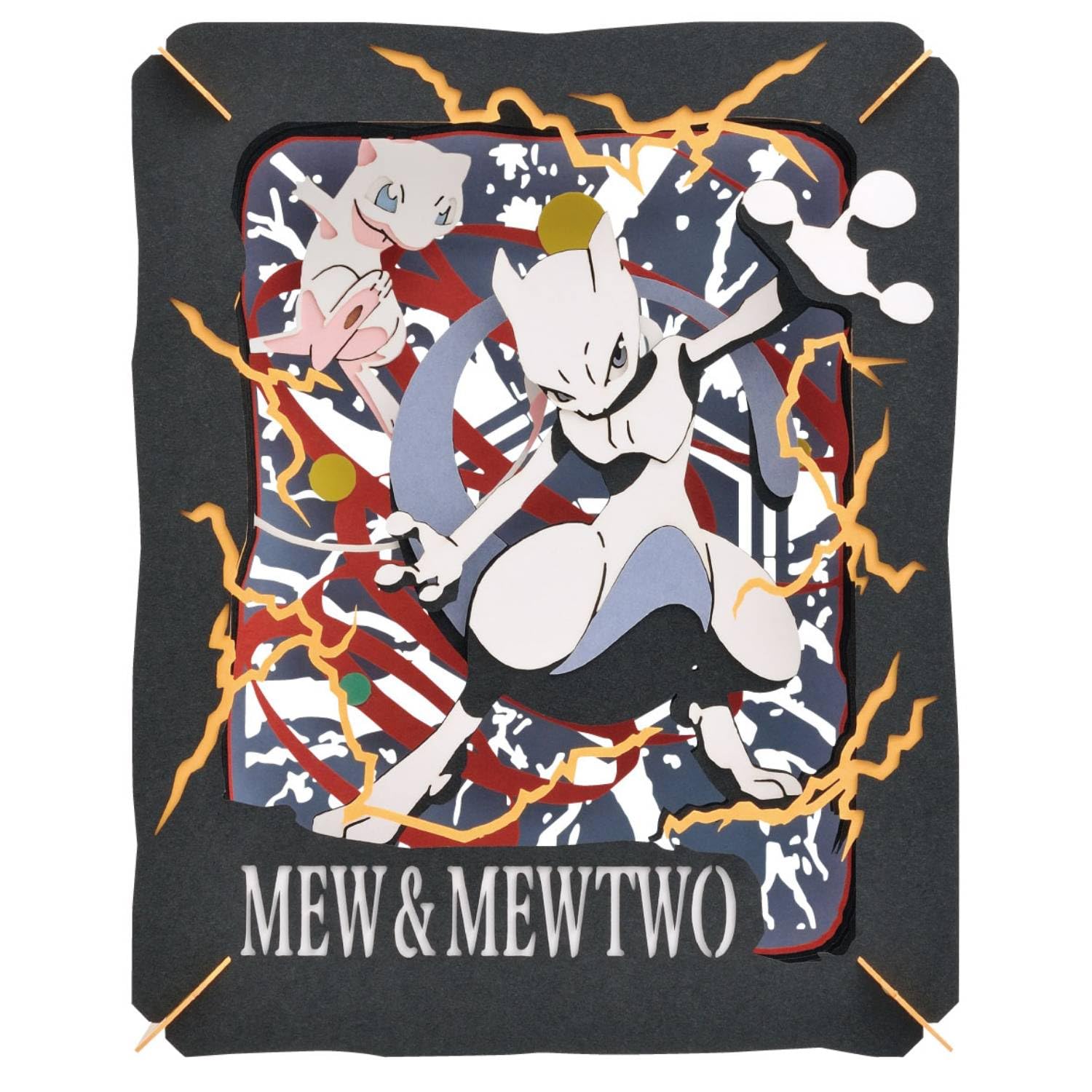 Amazon.com: ensky - Pokémon - Mew & Mewtwo, Paper Theater