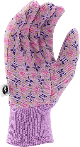 Miniatura 7 de Miracle Gro Women's Printed Jersey Dotted Palm Garden Work Gloves
