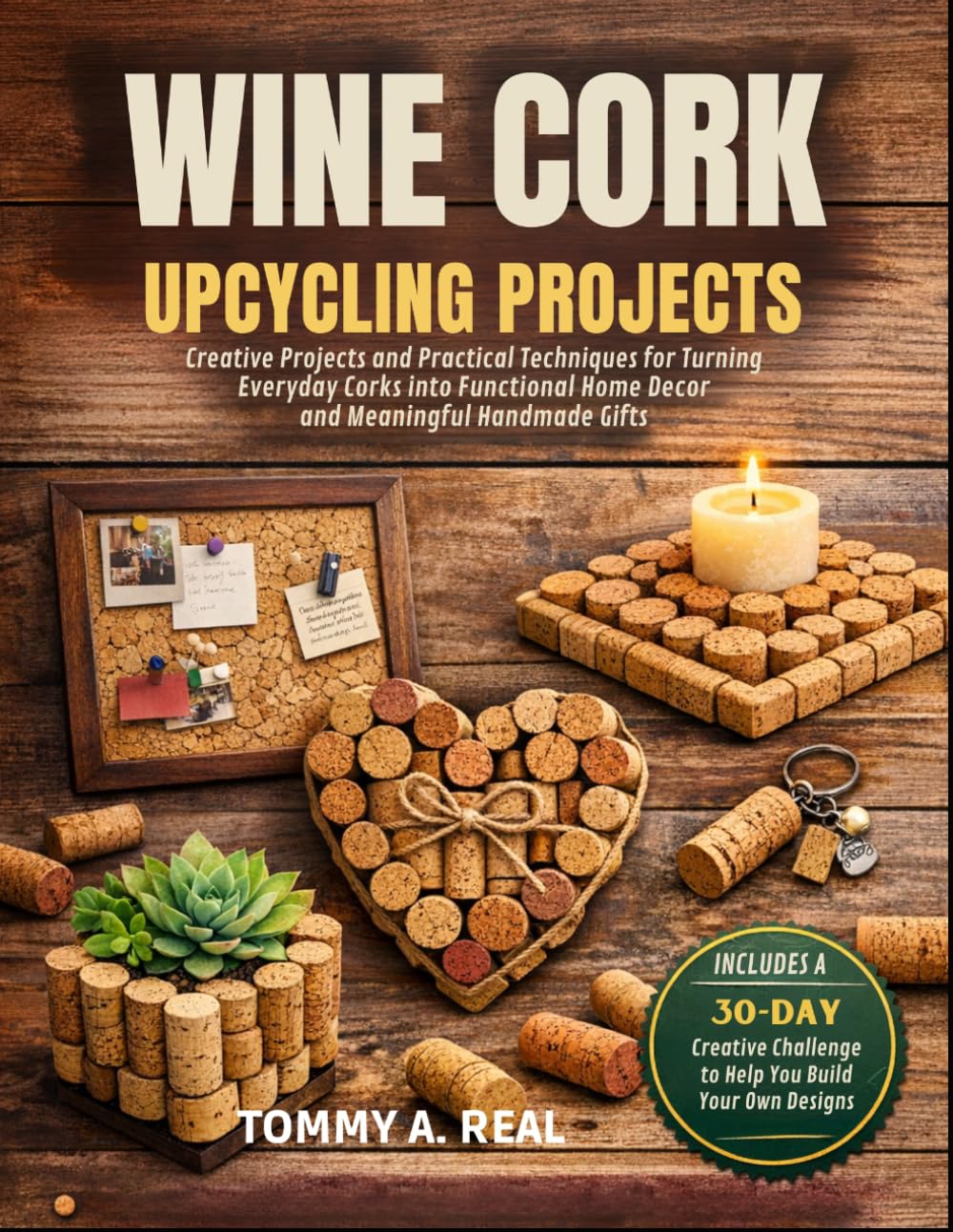 WINE CORK UPCYCLING PROJECTS: Creative Projects and Practical Techniques for Turning Everyday Corks into Functional Home Decor and Meaningful Handmade Gifts