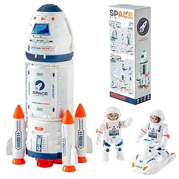 Team Rocket　ロケット団の栄光　グッズ　まとめ売り7点セット Amazon.co.jp: BLOONSY ロケット船のおもちゃ 子供用 宇宙飛行士