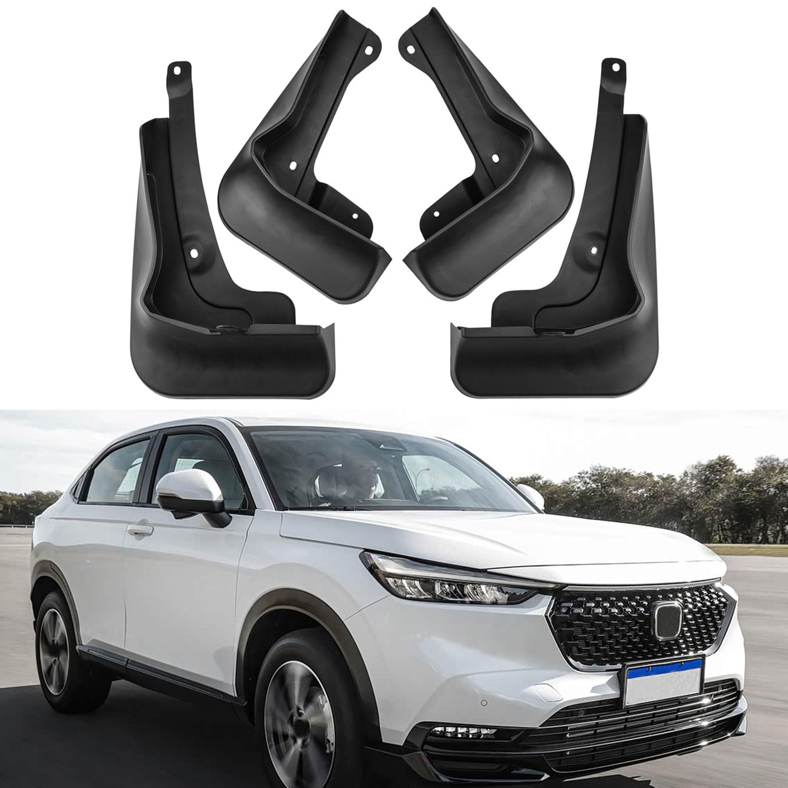 JGQFB Car Mudguards,Compatible with Honda HRV Sport 2019-2022,Auto Parts