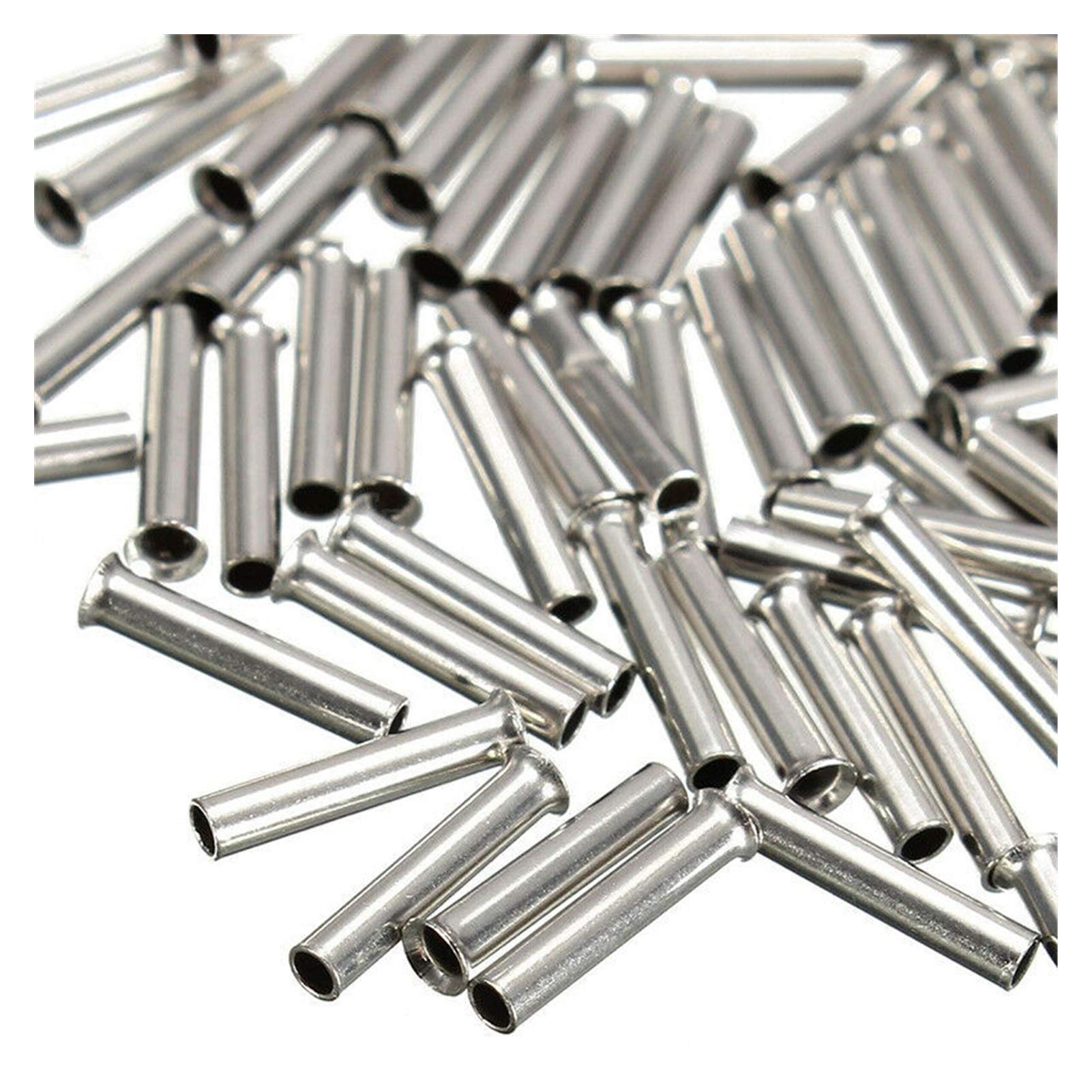 Terminal de cobre sin aislamiento de 50pcs Terminal no aislado de 0.5 mm a cable de cenador de cable de 16 mm con cable de cable de alambre de ferrulo (Color : 0.75mm2)