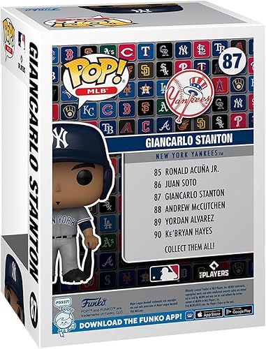 Miniatura 4 de Giancarlo Stanton - Figura de vinilo #87 (con funda protectora de vinilo transparente compatible)