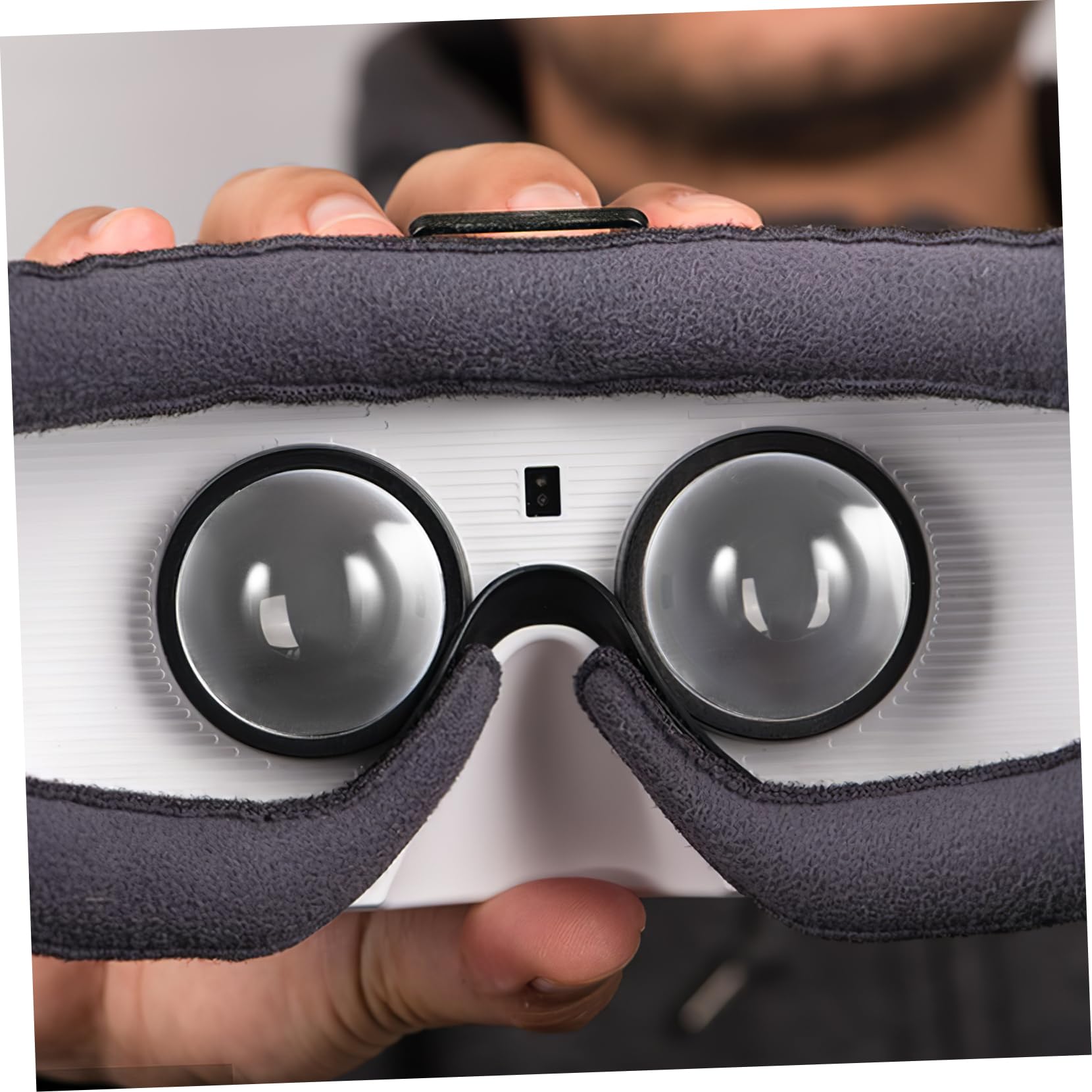 FOMIYES Vr Glasses Lens Replacement 3D Glasses Accessories 10pcs Double Convex Vr Lenses