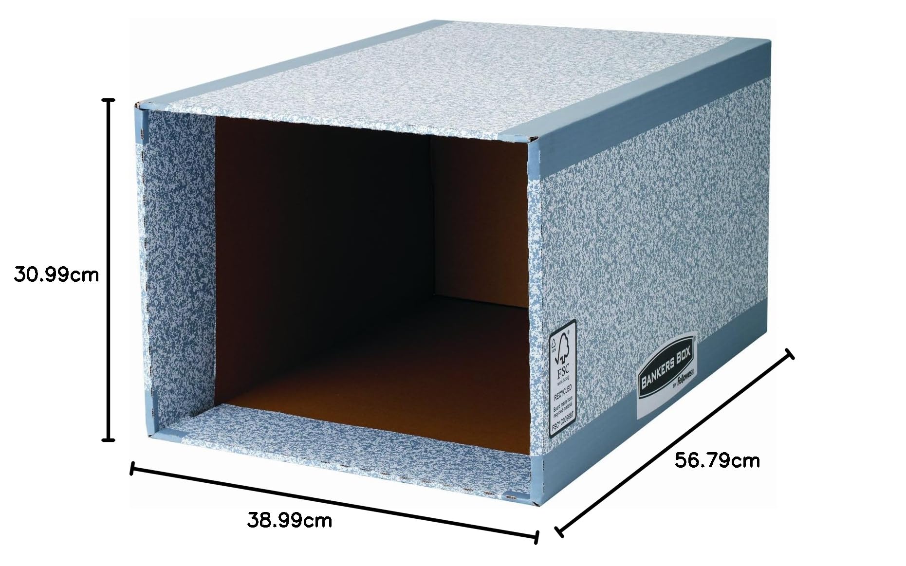 Bankers Box System - Pack de 5 cajones archivador, gris