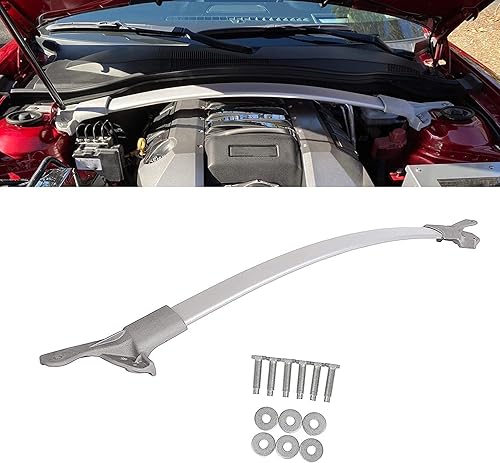 ECOTRIC Kit de soporte de torre de puntal compatible con Chevrolet Camaro V6 V8 SS 1LE Z28 2011-2015 Reemplazo directo para barra cruzada de