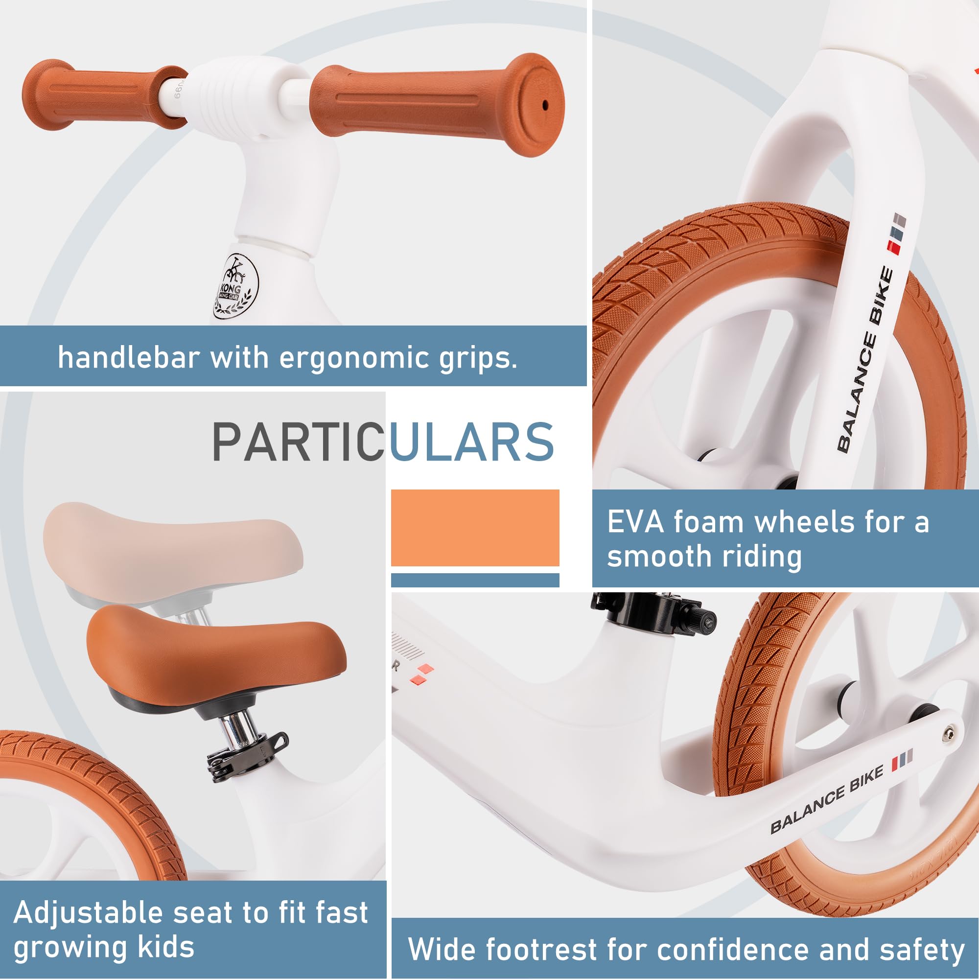 Kinderkraft バランスバイク ピンク 新色 三輪車 折りたたみ 手押し棒