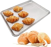 Vista 4 de Bandeja de aluminio para hornear (9.5x13 pulgadas perforada entera)