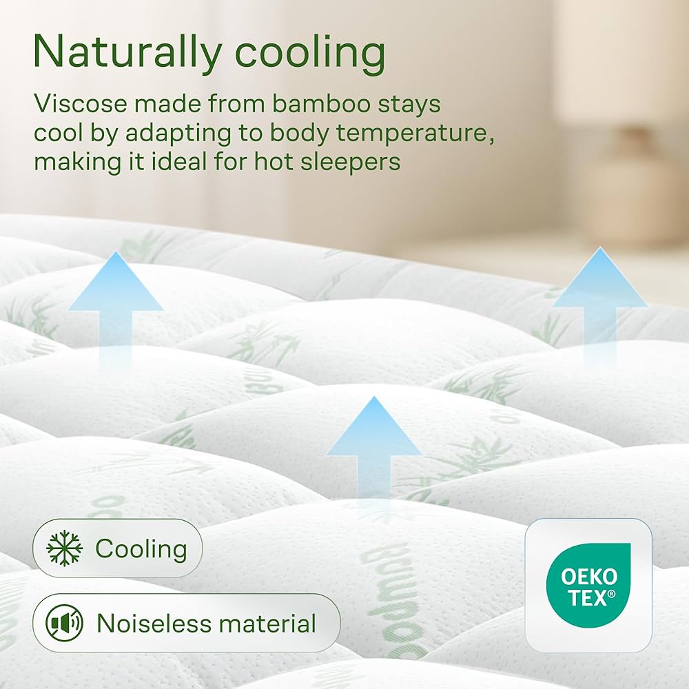 Amazon.com: Ultra Soft King Size Mattress Topper - Viscose