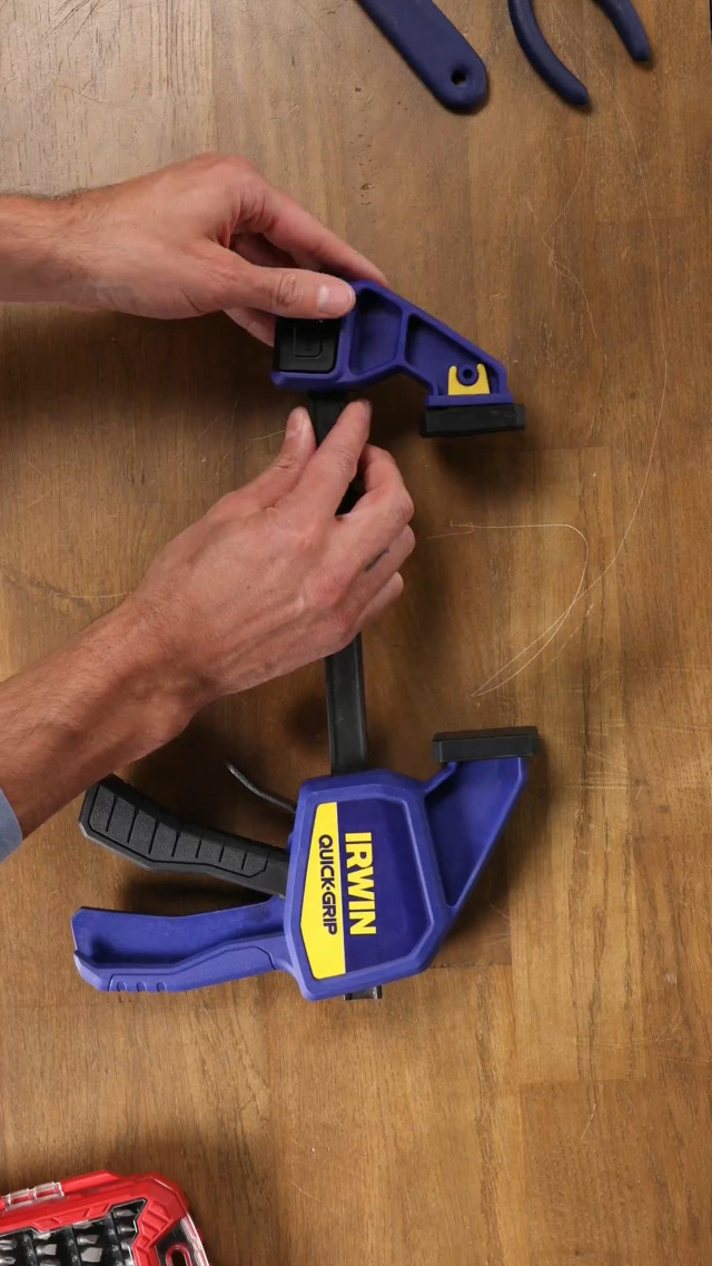 IRWIN QUICK-GRIP Bar Clamp, One-Handed, Medium-Duty, 6-Inch