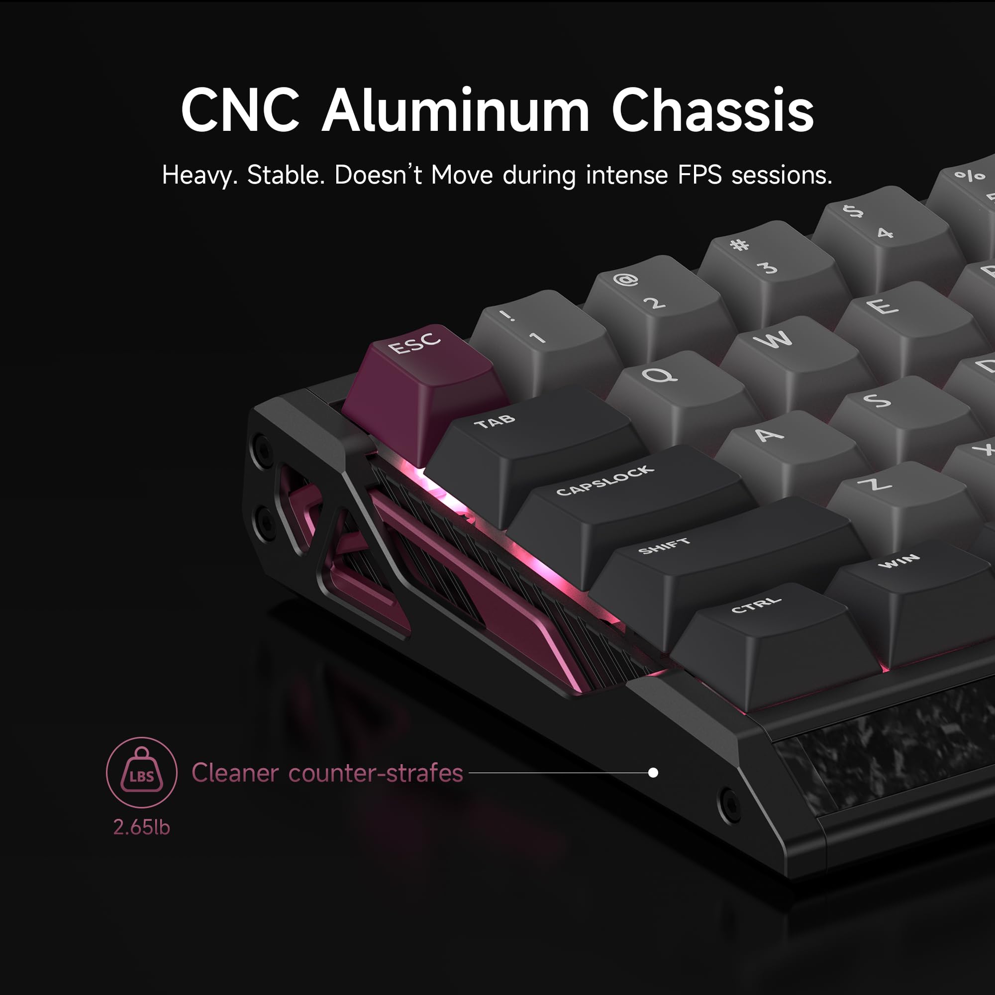 IQUNIX Teclado para jogos EV63 Hall Effect 60% | Interruptor