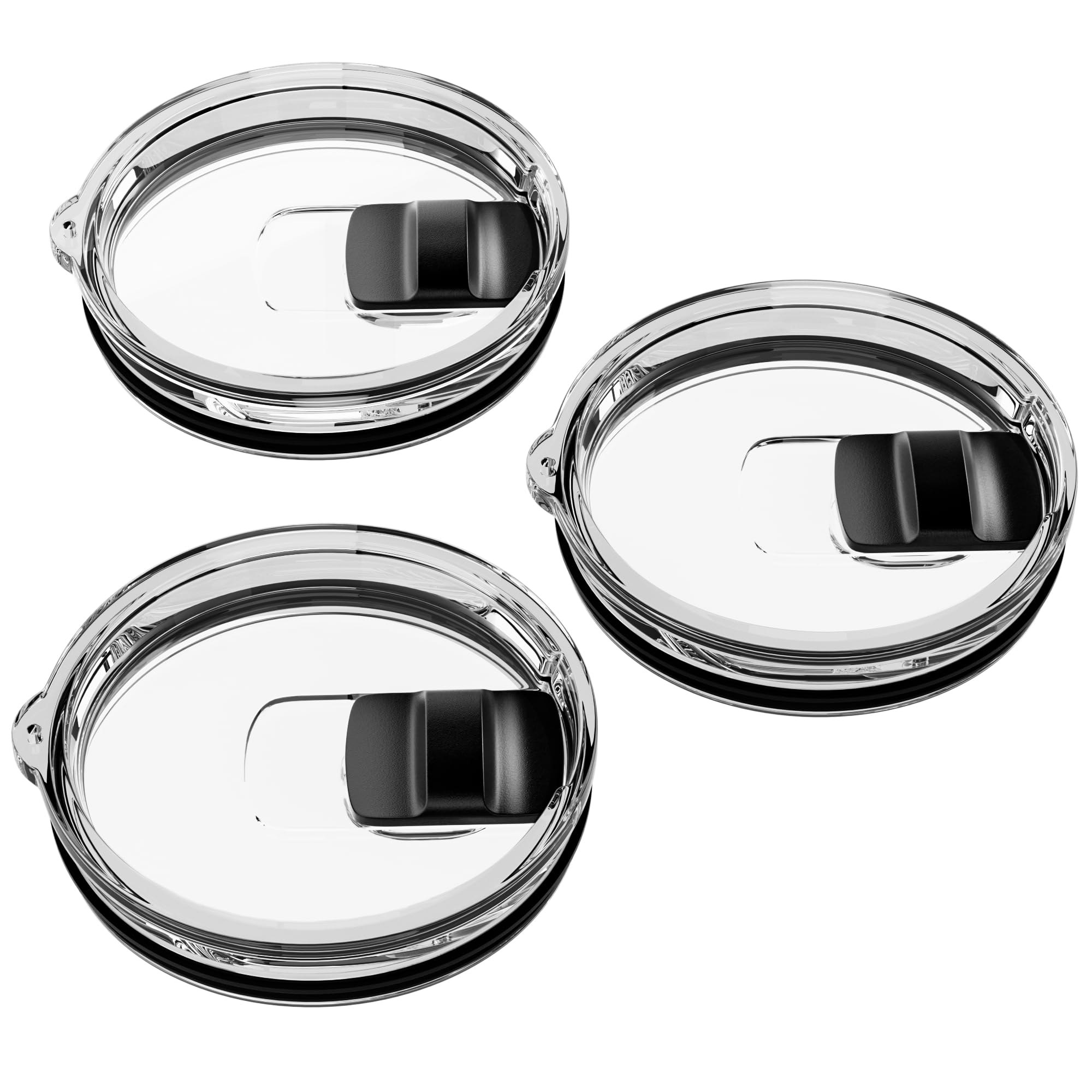 CeleVista 3 Pack 20 oz Tumbler Lid, Replacement Lids for 20oz Yeti Tumbler, Magnetic Slider Covers, BPA-Free, Easy to Clean