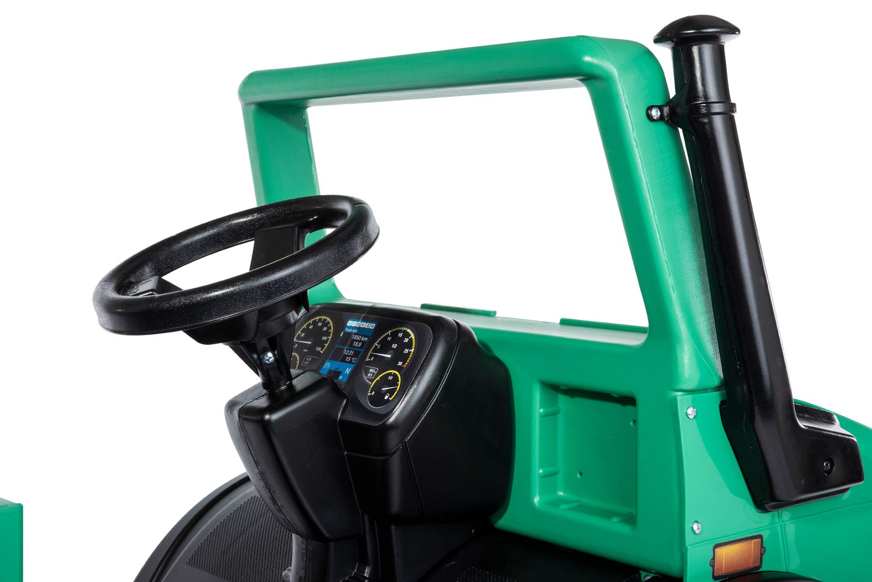 ROLLY TOYS- Mercedes-Benz Auto RollyUnimog Forst Edition 2020 (unimog, Veicolo a Pedale), incl. RollyPowerwinch, Sedile Regolabile, Pneumatici silenziosi, Singolo, Colore Verde Menta, Grande, 038244