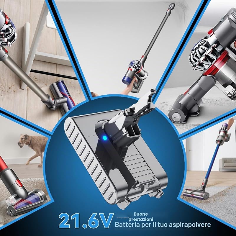 Acumulator de schimb BATTOOL 6000 mAh pentru aspirator vertical fără fir Dyson V7 Animal Fluffy Absolute Parquet Motorhead
