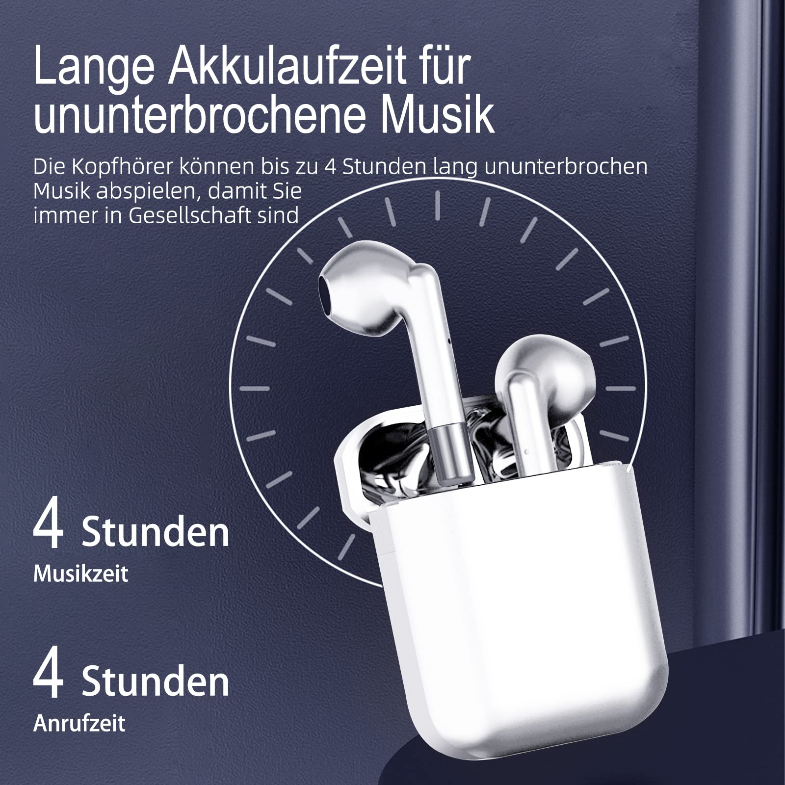Cuffie Bluetooth StrawExpert Con Controllo Touch, Ricarica USB-C, IPX5 E Batteria 24 Ore - 4