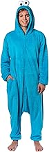 Sesame Street Character Union Suit Kigurumi Hooded One Piece Footless Fleece Pajama