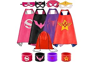 Superhero Capes and Wristbands for Kids: Unleash the Superpowers Within