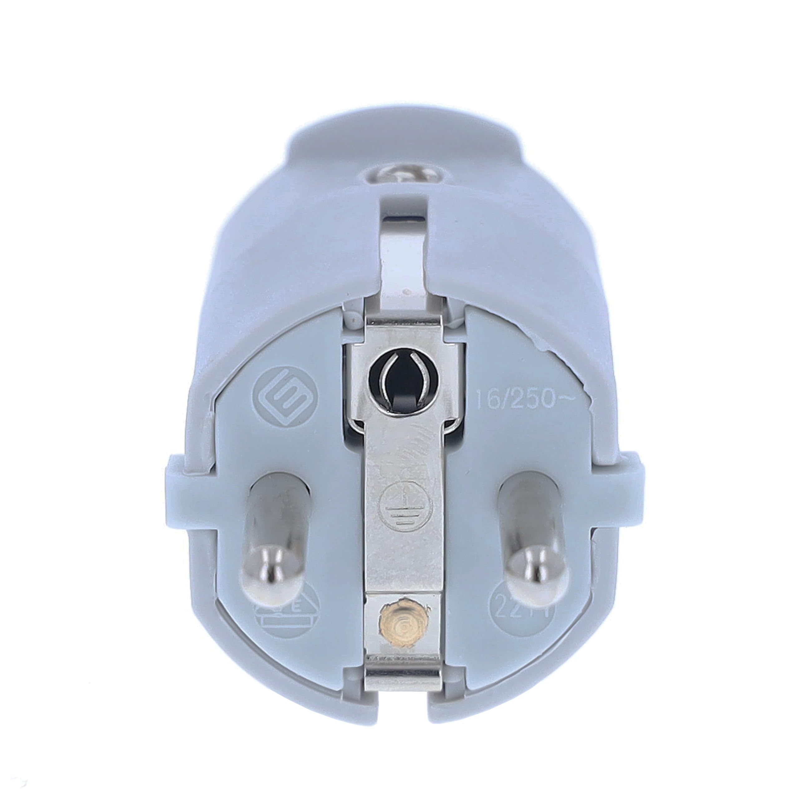 as - Schwabe 62220 PVC Wtyczka Do Użytku Wewnątrz Pomieszczeń, Szary