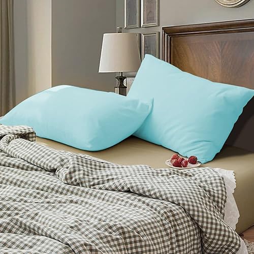 Miniatura 3 de Funda de almohada de viaje de 12 x 16 pulgadas, 100% algodón egipcio, funda de almohada de viaje con sobre, funda de almohada para niños pequeños,