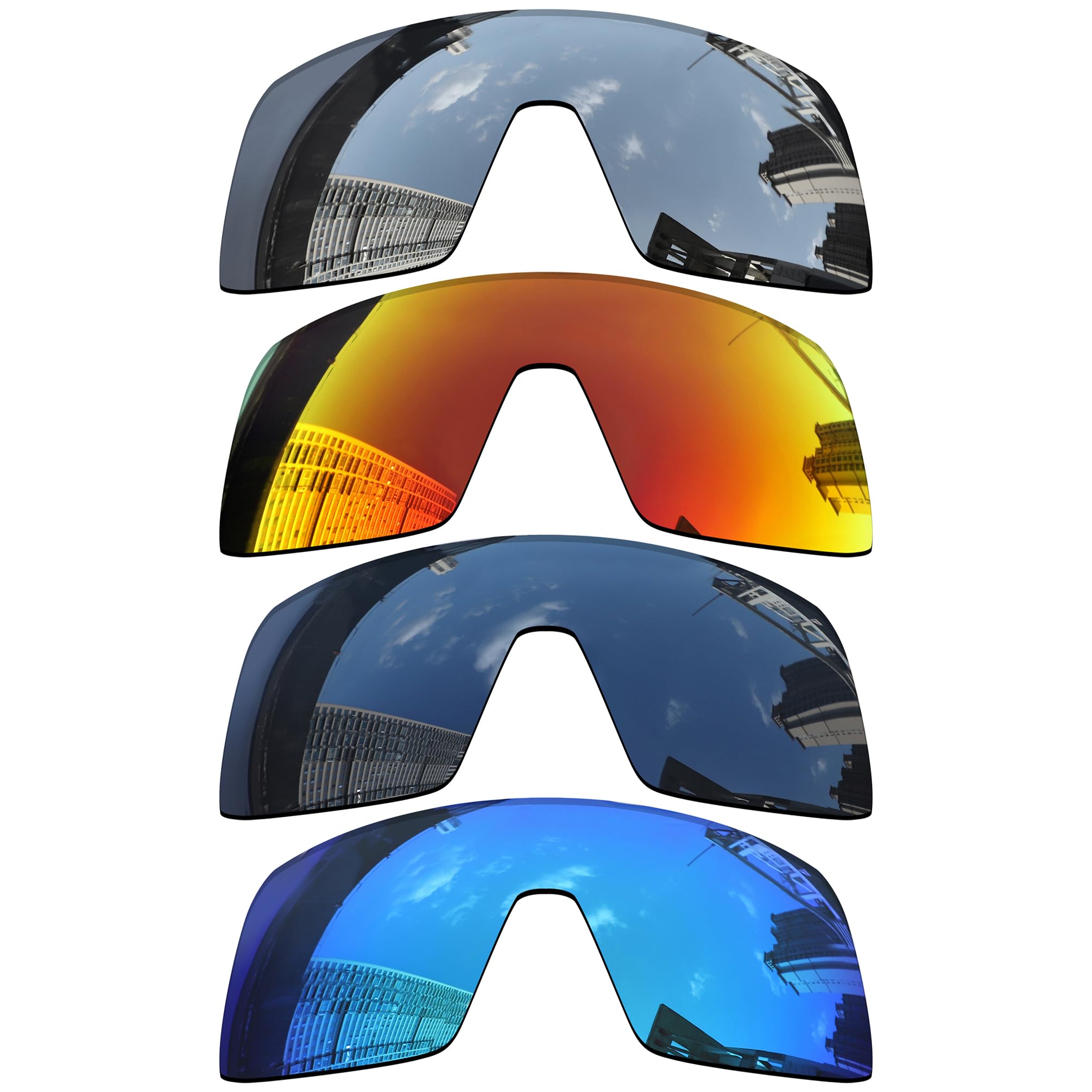 Acefrog 4 lentes de repuesto polarizadas para gafas de sol Oakley Sutro OO9406, ajuste perfecto, inastillables, antiarañazos, paquete económico, lentes polarizados
