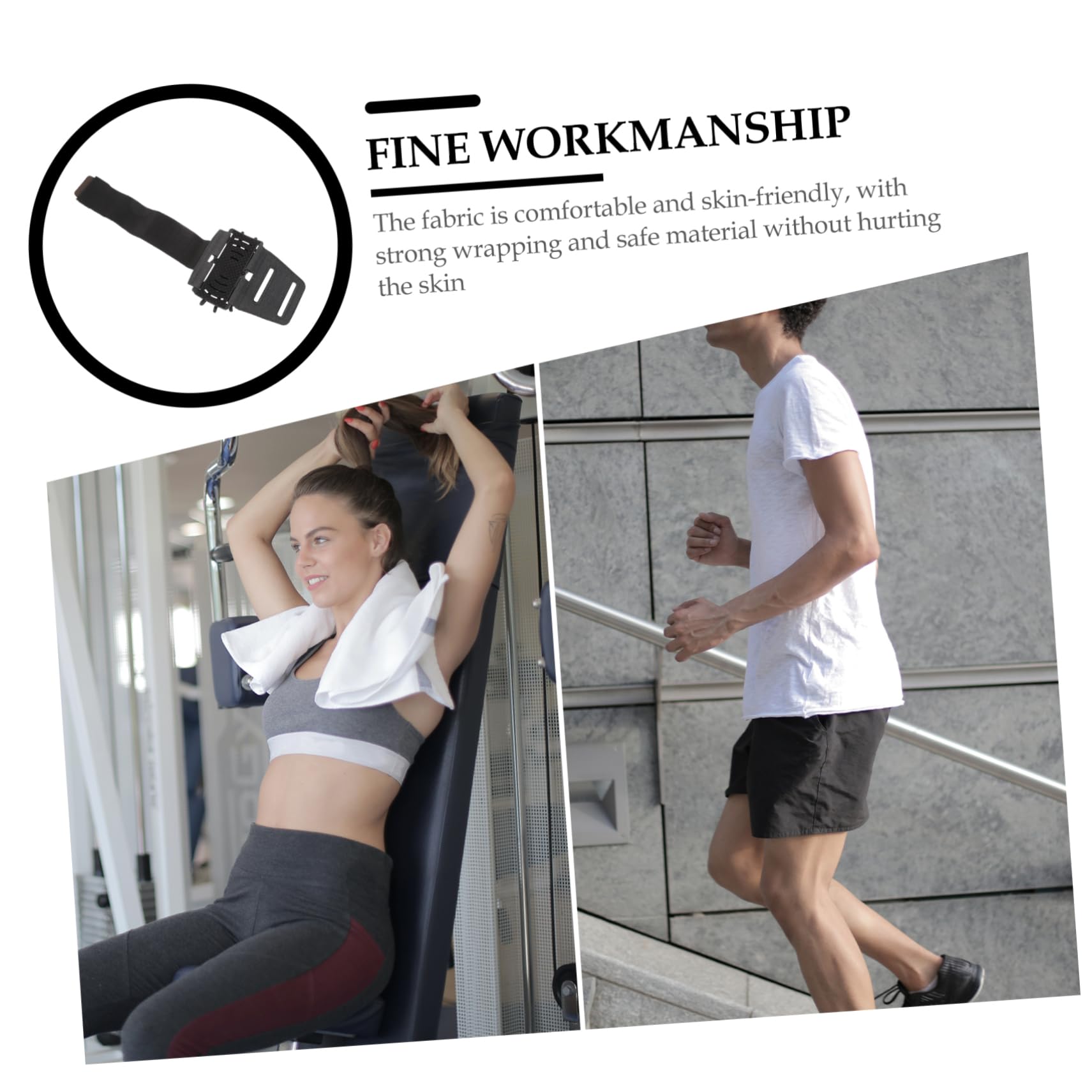 DOITOOL 3 Pezzi Fascia Da Braccio Sportiva Supporto Per Telefono Cellulare Supporto Per Telefono Da Corsa Fascia Touchscreen Comoda E Resistente Per Uso Esterno Appassionati Di Fitness