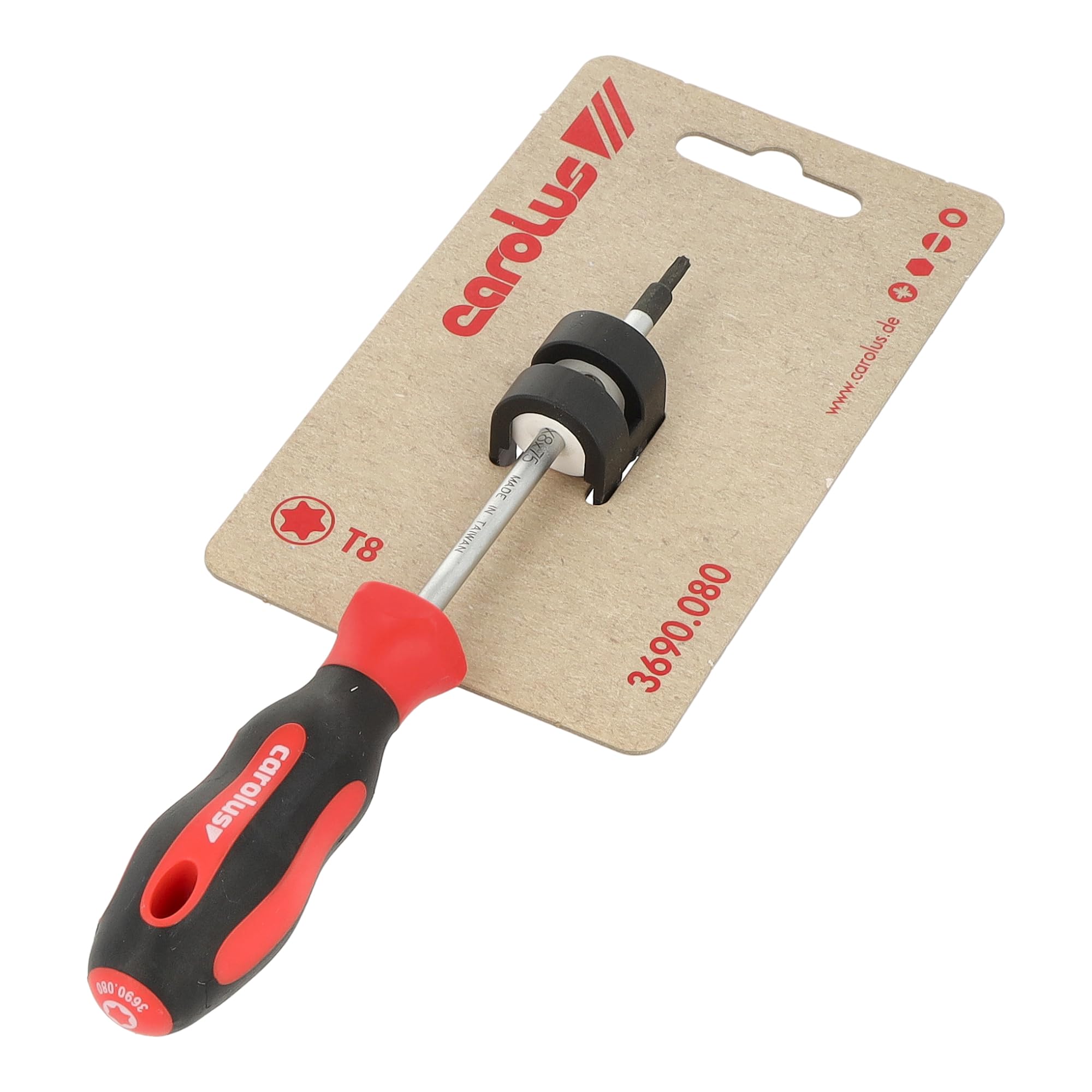 Carolus Torx Screwdriver T8 3690.080 - Image 3