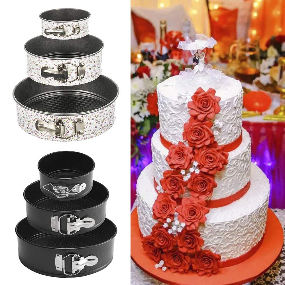 訳あり】ケーキ型 3サイズセット 円形活底 ロックケーキの型 製菓道具