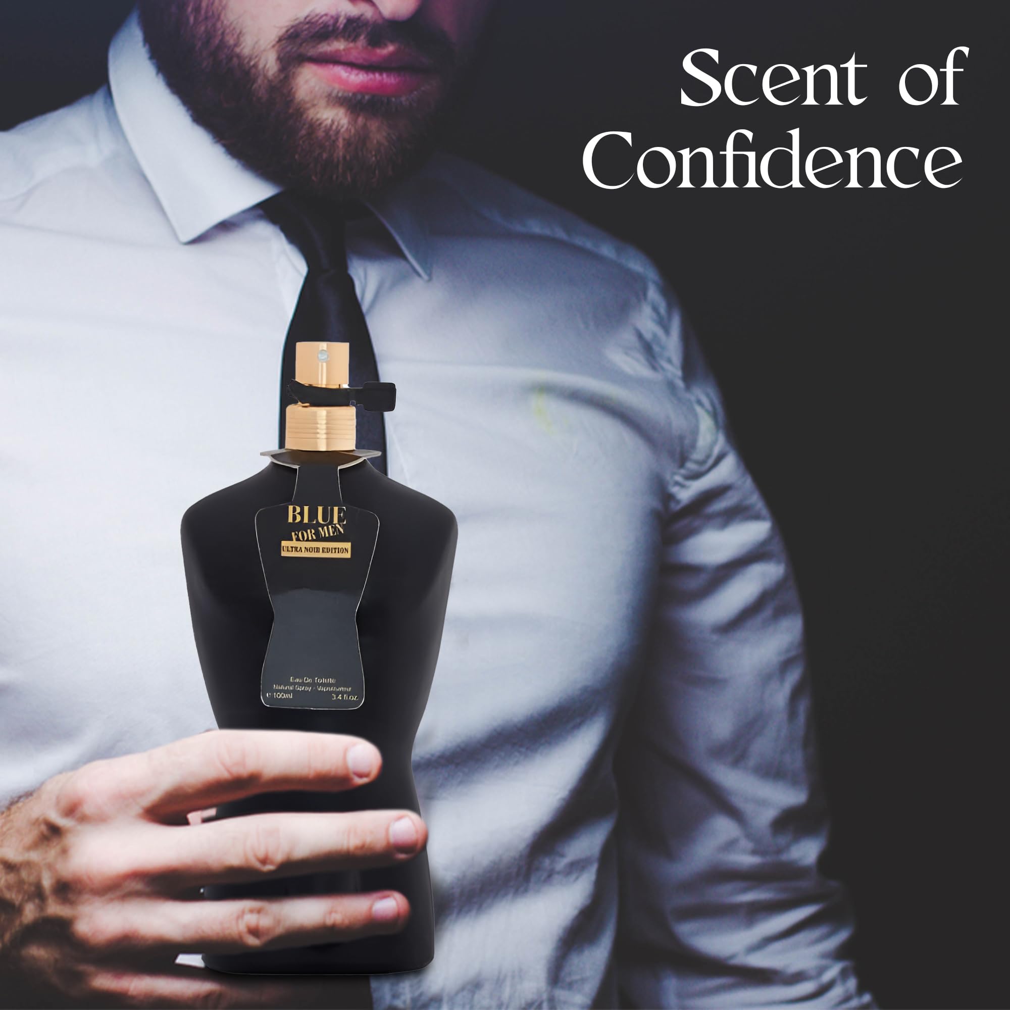 Amazon.com : AFLUXE Blue Men Ultra Noir Edtion Sensual Woody