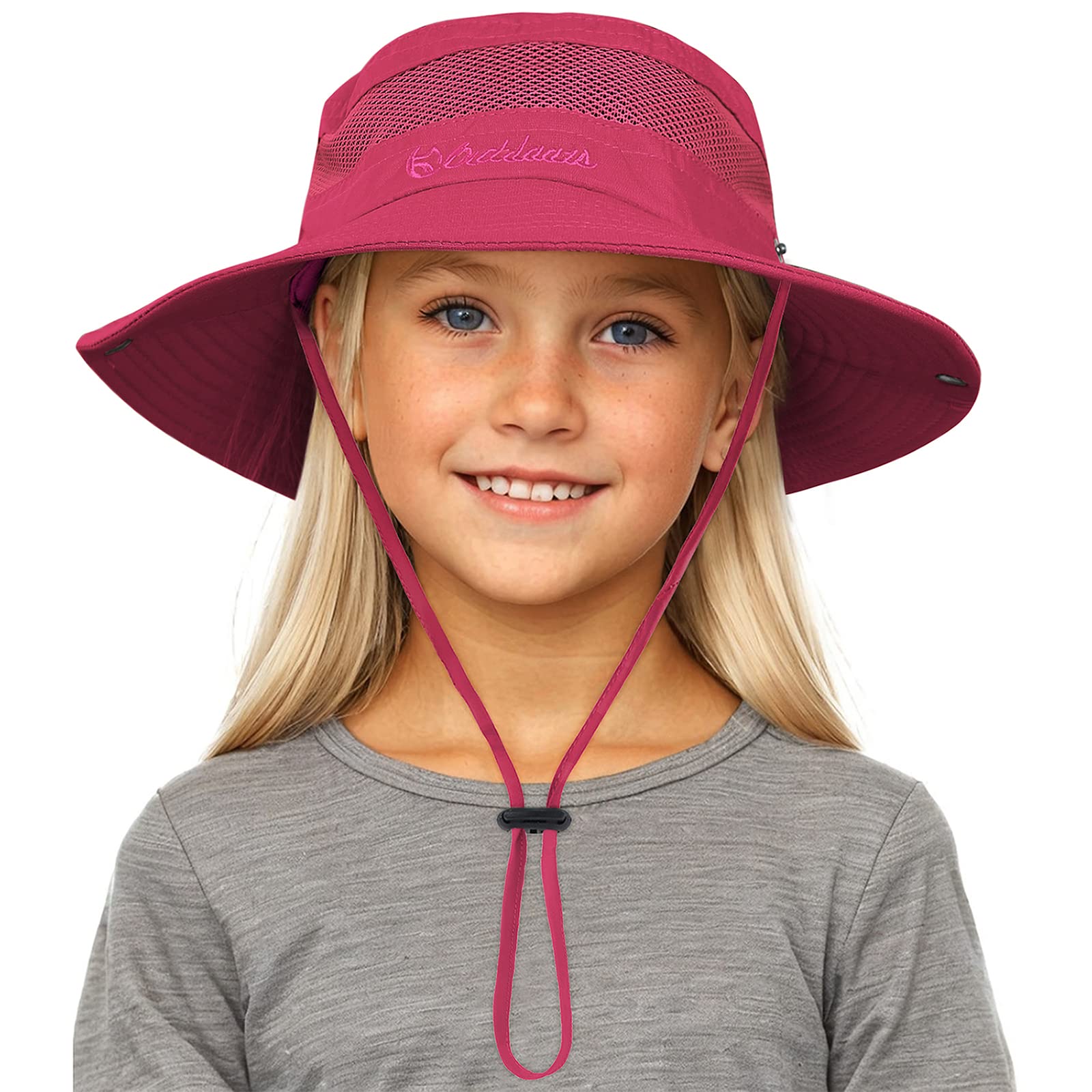 Kids Sun Hat Fishing Hats for Boys Girls UPF 50+ Wide Brim Bucket Hats for Kids Hiking Safari Hat
