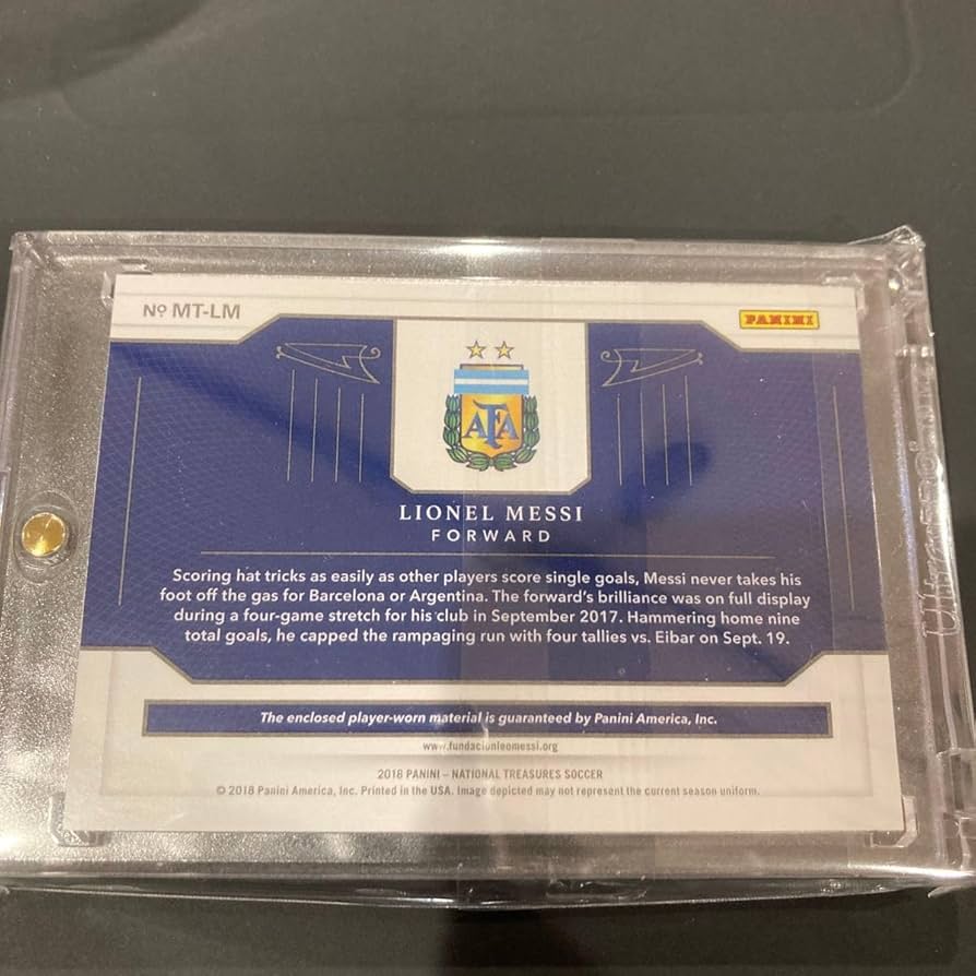 30枚限定 メッシ panini select 2017 ジャージーカード