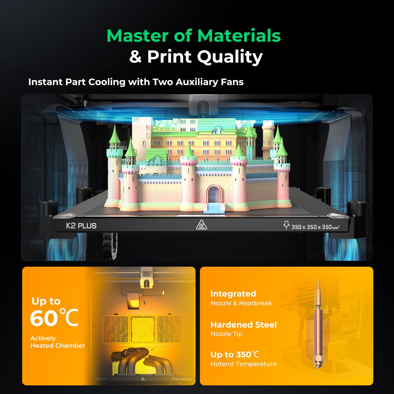 Amazon | Creality K2 Plusコンボ3Dプリンター、CFS 600mm/s高速フル