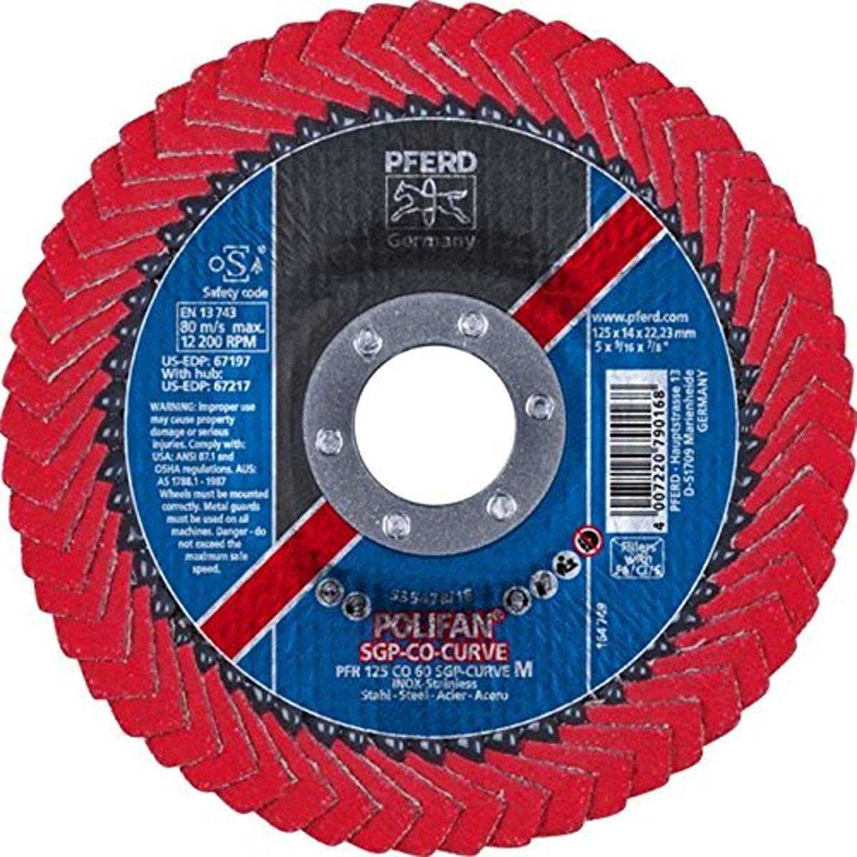 PFERD PolifanPFR 125 CO 60 SGP-Curve M