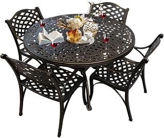 5 Piece Modern Outdoor Dining Set image