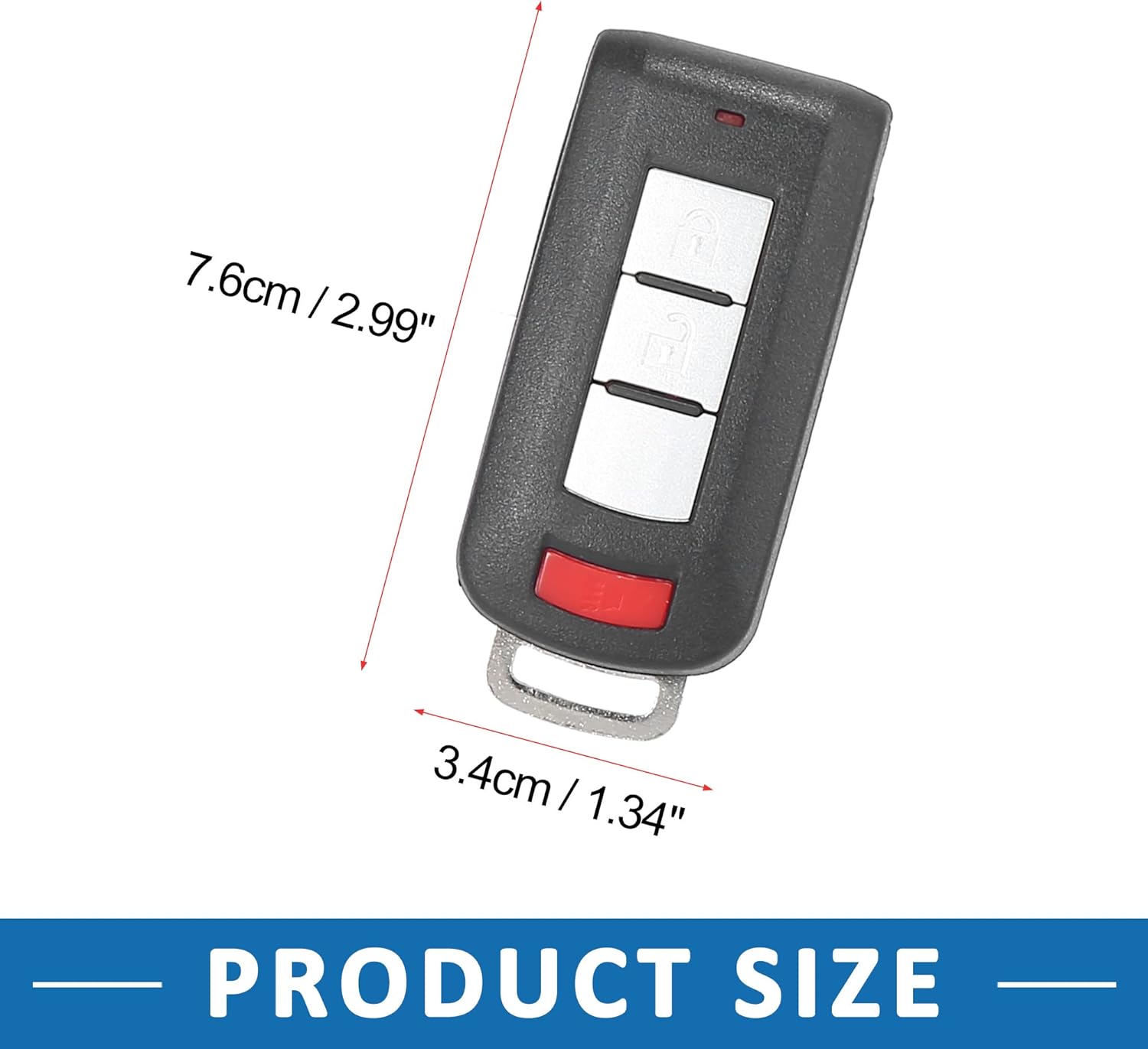 Keyless Entry Remote OUC644M-KEY-N Key Fob for Mitsubishi Outlander 2008-2018