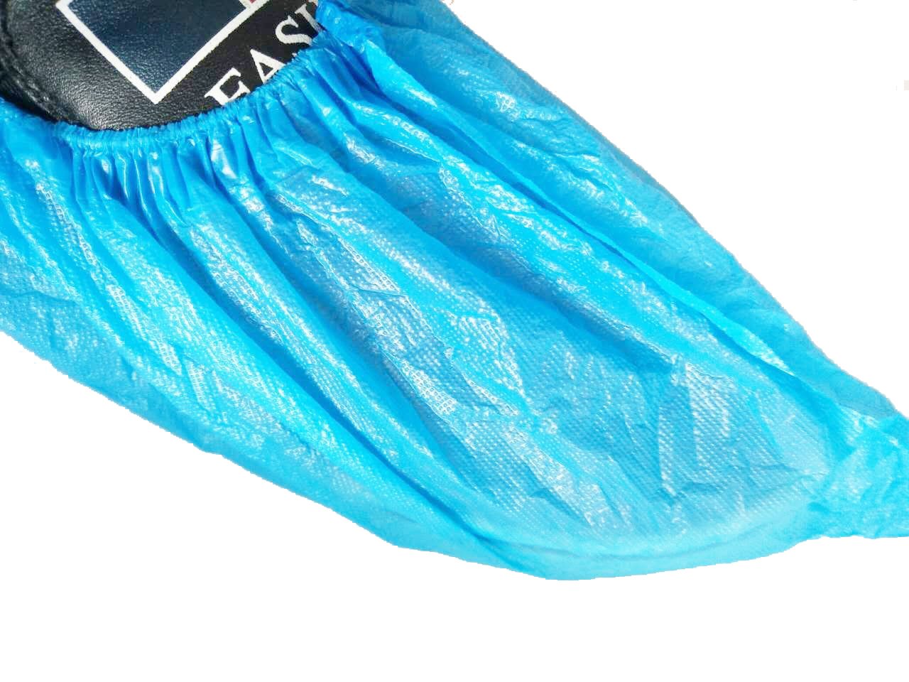 Copriscarpe usa e getta blu CPE (20 x 100 confezioni) 2,5 g per confezione