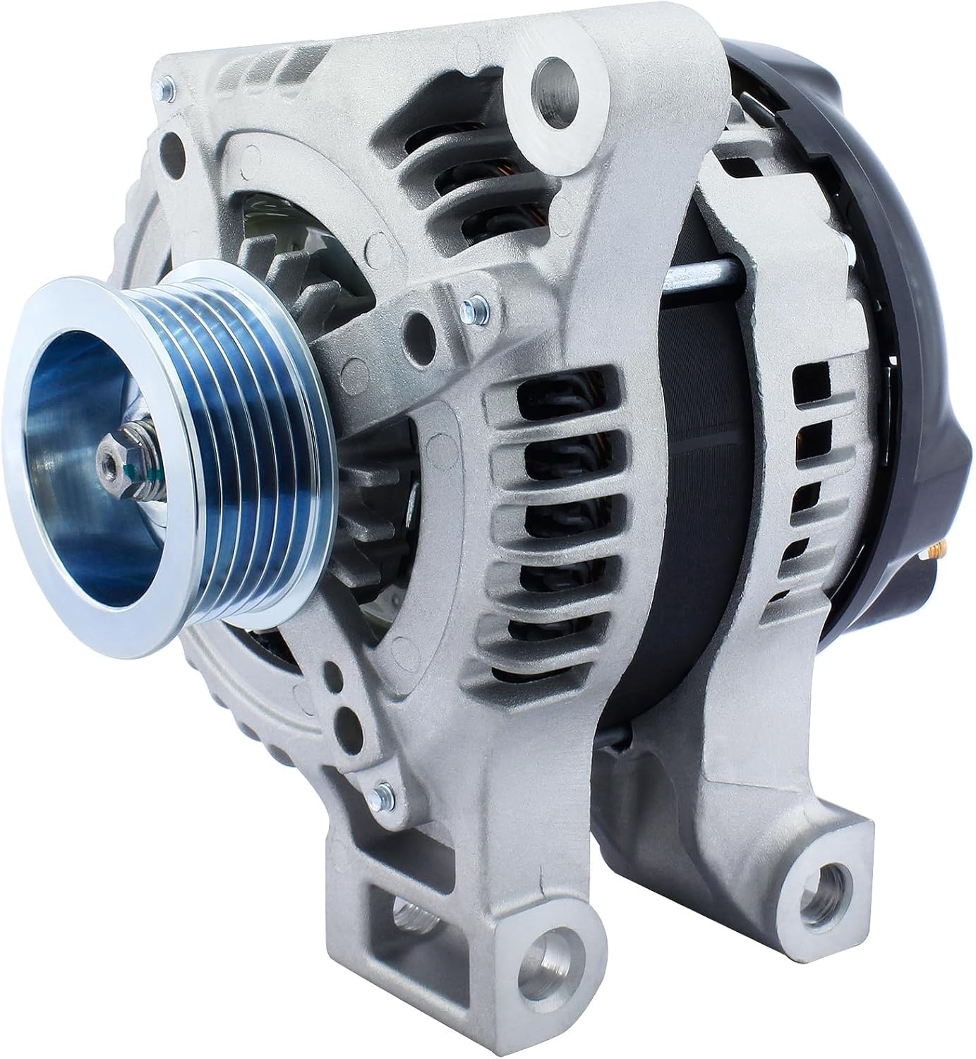 New Alternator Compatible with Chevy 2008-2017 3.6 Equinox, 2008-2012 Malibu, 2013-2017 GMC Terrain, 2008 2009 Pontiac Torrent Saturn Aura, 2007-2009 Suzuki XL-7, 2008-2010 Vue 1042102890, 11250N
