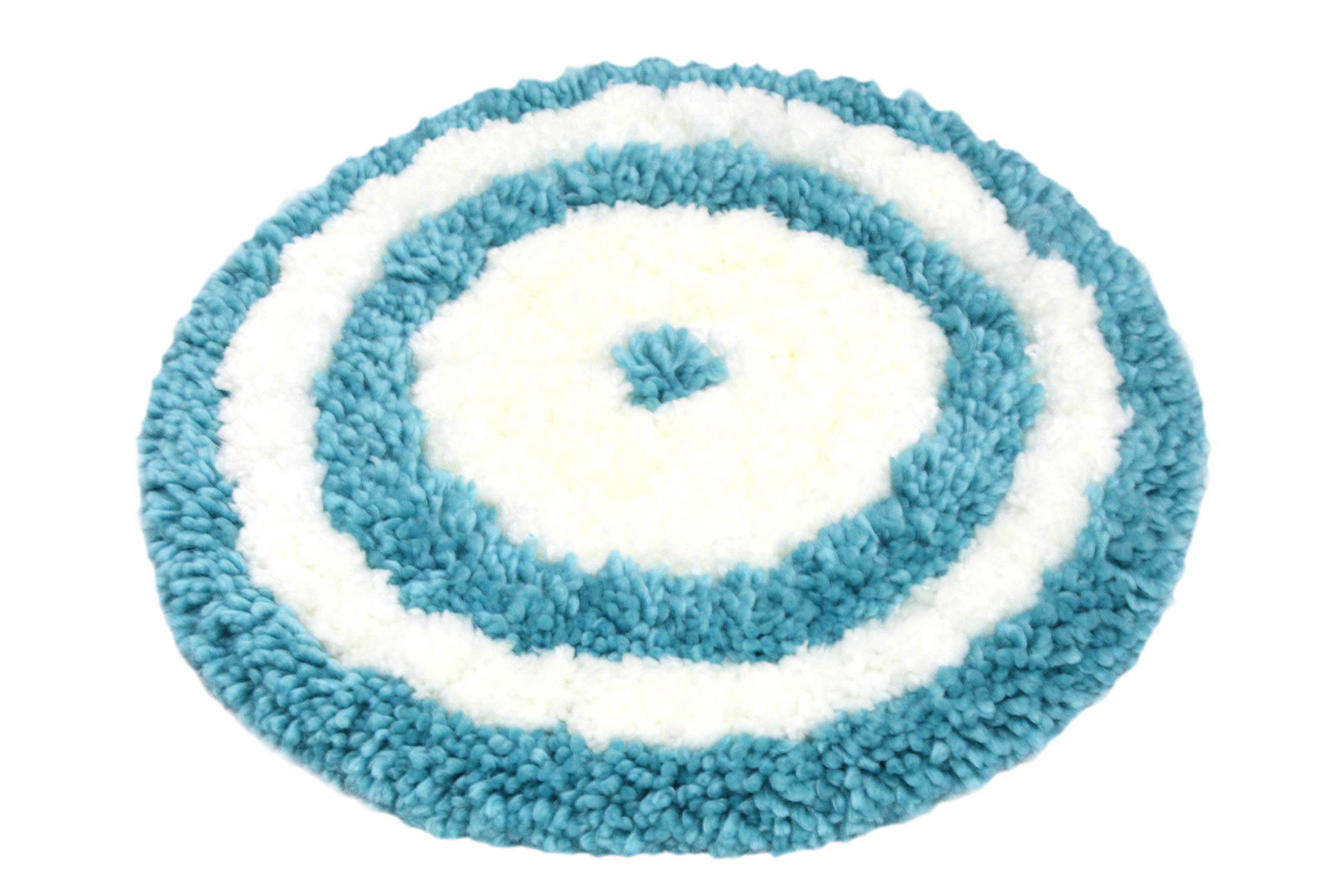 Handmade Round Rug Woolen Yarn